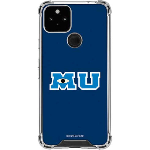 Disney Monsters University MU Logo Google Pixel 5 Clear Case